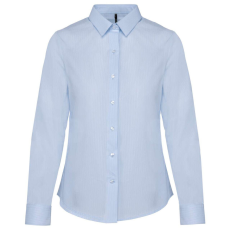 KARIBAN KA510 LADIES’ LONG-SLEEVED COTTON POPLIN SHIRT S