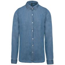 KARIBAN KA512 MEN’S DENIM SHIRT S munkaruha