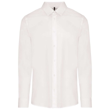 KARIBAN KA513 MEN’S LONG-SLEEVED COTTON POPLIN SHIRT S munkaruha