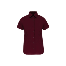 KARIBAN KA532 LADIES&#039; SHORT-SLEEVED COTTON/ELASTANE SHIRT 2XL munkaruha