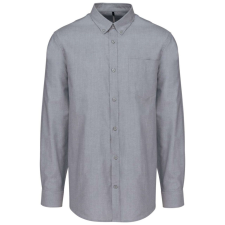 KARIBAN KA533 MEN&- 039;S LONG-SLEEVED OXFORD SHIRT S férfi ing