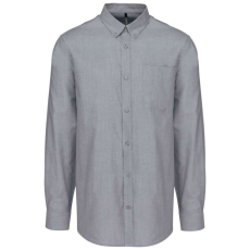 KARIBAN KA533 MEN&- 039;S LONG-SLEEVED OXFORD SHIRT XL