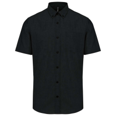 KARIBAN KA535 MEN'S SHORT-SLEEVED OXFORD SHIRT 2XL