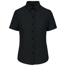 KARIBAN KA536 LADIES' SHORT-SLEEVED OXFORD SHIRT M munkaruha