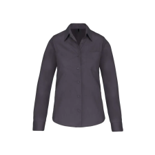 KARIBAN KA542 LADIES' LONG-SLEEVED COTTON POPLIN SHIRT XS munkaruha
