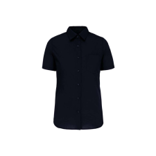 KARIBAN KA544 LADIES' SHORT-SLEEVED COTTON POPLIN SHIRT S munkaruha