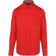 KARIBAN KA586 MEN&#039;S NEVADA LONG-SLEEVE COTTON SHIRT M munkaruha