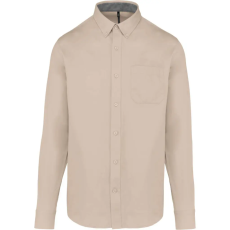 KARIBAN KA586 MEN'S NEVADA LONG-SLEEVE COTTON SHIRT M