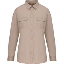 KARIBAN KA591 LADIES&#039; LONG-SLEEVED SAFARI SHIRT XS munkaruha