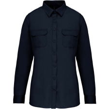 KARIBAN KA591 LADIES&- 039; LONG-SLEEVED SAFARI SHIRT 2XL blúz