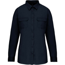 KARIBAN KA591 LADIES&- 039; LONG-SLEEVED SAFARI SHIRT M blúz