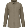 KARIBAN KA591 LADIES&- 039; LONG-SLEEVED SAFARI SHIRT XL