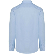 KARIBAN KA595 MEN LONG-SLEEVED EASY CARE SHIRT WITHOUT POCKET 4XL férfi ing