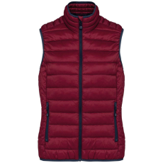 KARIBAN KA6114 LADIES&- 039; LIGHTWEIGHT SLEEVELESS FAKE DOWN JACKET L