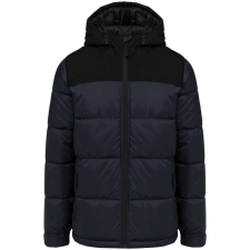 KARIBAN KA6163 UNISEX BI-TONE PADDED JACKET WITH HOOD 4XL férfi kabát, dzseki