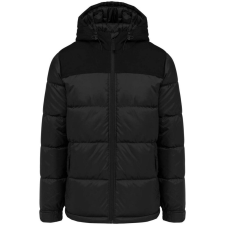 KARIBAN KA6163 UNISEX BI-TONE PADDED JACKET WITH HOOD M férfi kabát, dzseki