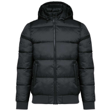 KARIBAN KA6166 UNISEX RECYCLED RIPSTOP JACKET WITH HOOD S férfi kabát, dzseki