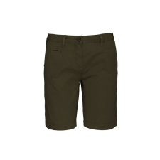 KARIBAN KA753 LADIES&#039; WASHED EFFECT BERMUDA SHORTS 36 munkaruha