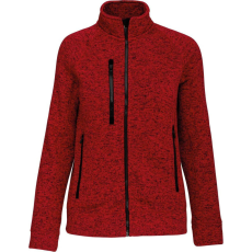 KARIBAN KA9107 LADIES&- 039; FULL ZIP HEATHER JACKET 3XL