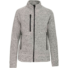 KARIBAN KA9107 LADIES&amp;- 039; FULL ZIP HEATHER JACKET 3XL női pulóver, kardigán