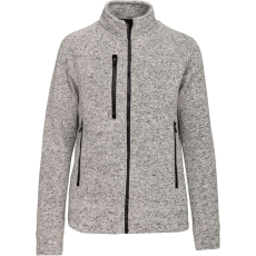 KARIBAN KA9107 LADIES&- 039; FULL ZIP HEATHER JACKET XL