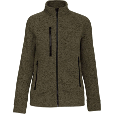 KARIBAN KA9107 LADIES&- 039; FULL ZIP HEATHER JACKET XS