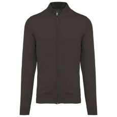 KARIBAN KA961 MEN&- 039;S FULL ZIP CARDIGAN L