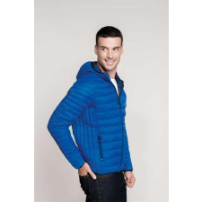 KARIBAN Kabát Kariban férfi kapucnis férfi, light royal blue, M munkaruha