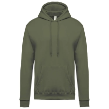 KARIBAN kapucnis férfi pulóver KA476, Caper Green-2XL férfi pulóver, kardigán