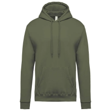 KARIBAN kapucnis férfi pulóver KA476, Caper Green-3XL