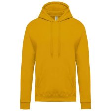 KARIBAN kapucnis férfi pulóver KA476, Dark Mustard-M férfi pulóver, kardigán