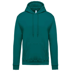 KARIBAN kapucnis férfi pulóver KA476, Emerald Green-2XL