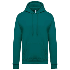 KARIBAN kapucnis férfi pulóver KA476, Emerald Green-S férfi pulóver, kardigán