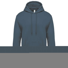 KARIBAN kapucnis férfi pulóver KA476, Orion Blue-4XL