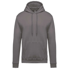 KARIBAN kapucnis férfi pulóver KA476, Storm Grey-XS