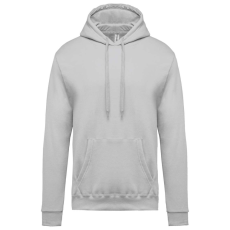 KARIBAN kapucnis férfi pulóver KA476, Sweet Grey-S