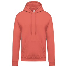 KARIBAN kapucnis férfi pulóver KA476, True Coral-3XL