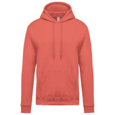 KARIBAN kapucnis férfi pulóver KA476, True Coral-XS férfi pulóver, kardigán