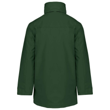 KARIBAN kapucnis kabát steppelt béléssel KA677, Forest Green-M férfi kabát, dzseki