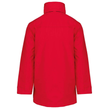 KARIBAN kapucnis kabát steppelt béléssel KA677, Red-XL férfi kabát, dzseki