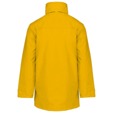 KARIBAN kapucnis kabát steppelt béléssel KA677, Yellow-L férfi kabát, dzseki