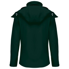 KARIBAN kapucnis Női softshell dzseki KA414, Bottle Green-XL női dzseki, kabát
