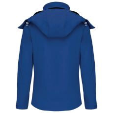 KARIBAN kapucnis Női softshell dzseki KA414, Dark Royal Blue-L