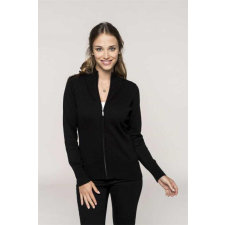 KARIBAN Kardigán Kariban női női (50%pamut akril 290g/m2) black, L munkaruha