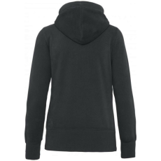 KARIBAN KV2307 LADIES&- 039; VINTAGE ZIPPED HOODED SWEATSHIRT XL