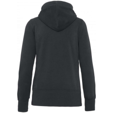 KARIBAN KV2307 LADIES&- 039; VINTAGE ZIPPED HOODED SWEATSHIRT XS