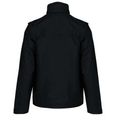KARIBAN levehető ujjú bélelt kabát KA639, Black/Orange-M