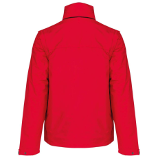 KARIBAN levehető ujjú bélelt kabát KA639, Red/Black-L