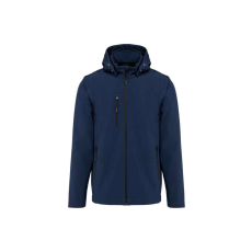 KARIBAN levehető ujjú kapucnis softshell dzseki KA422, Navy-M