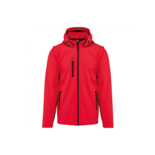 KARIBAN levehető ujjú kapucnis softshell dzseki KA422, Red-2XL női dzseki, kabát
